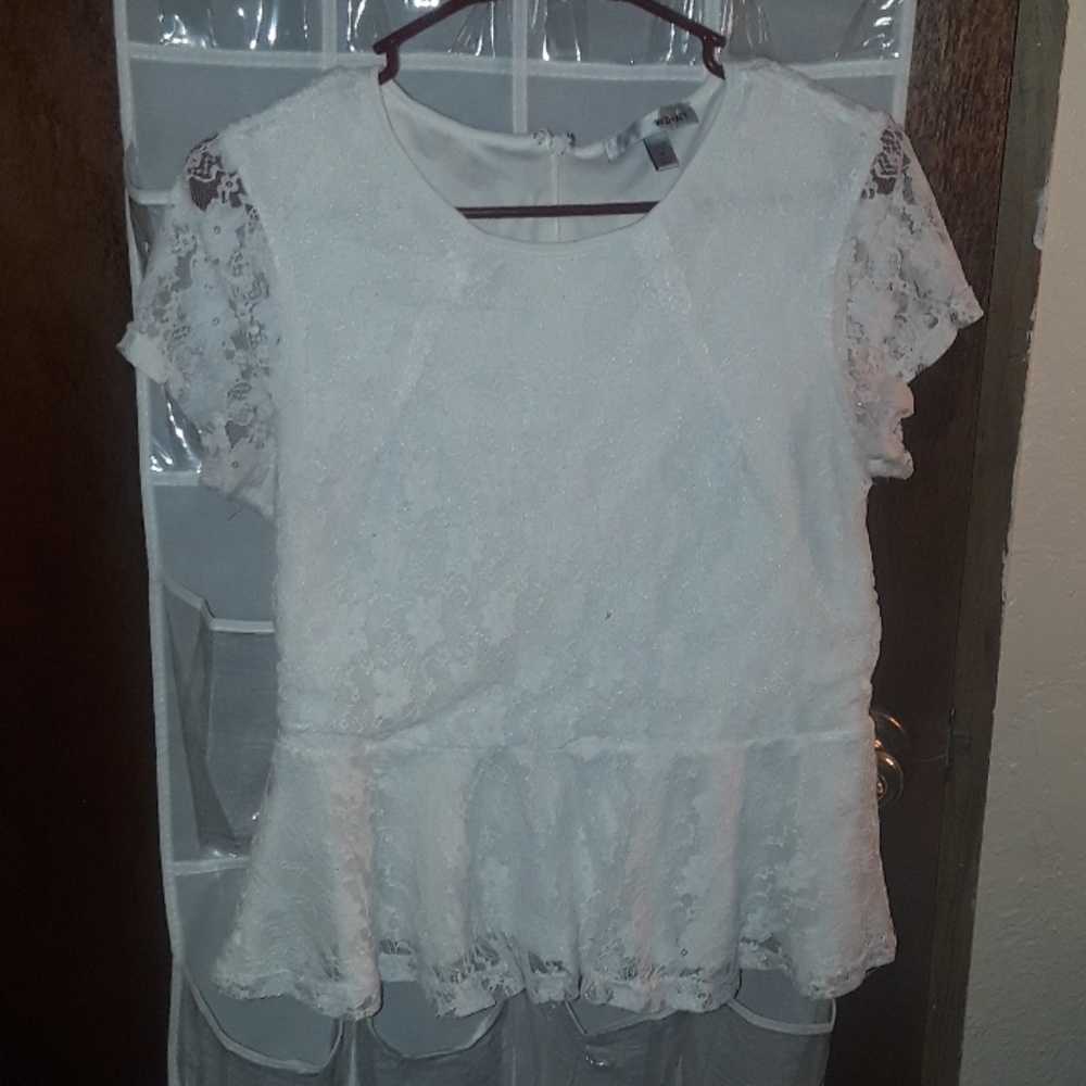 White peplum